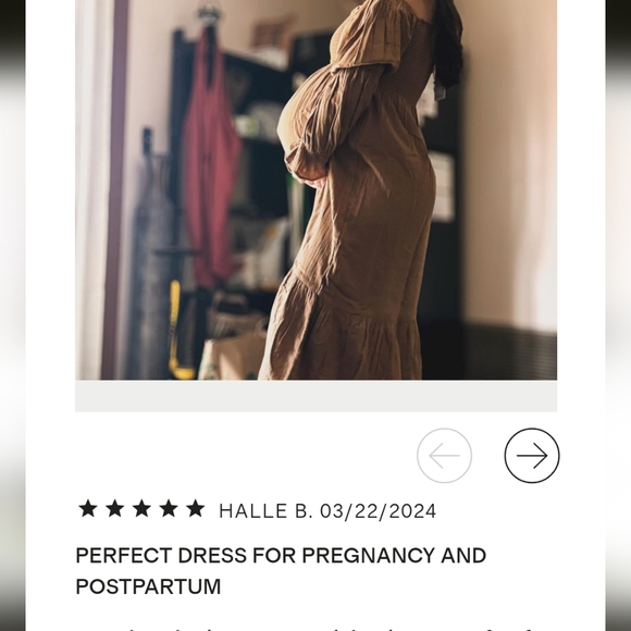 Organic Cotton Gauze Dress - Picture 10 of 11